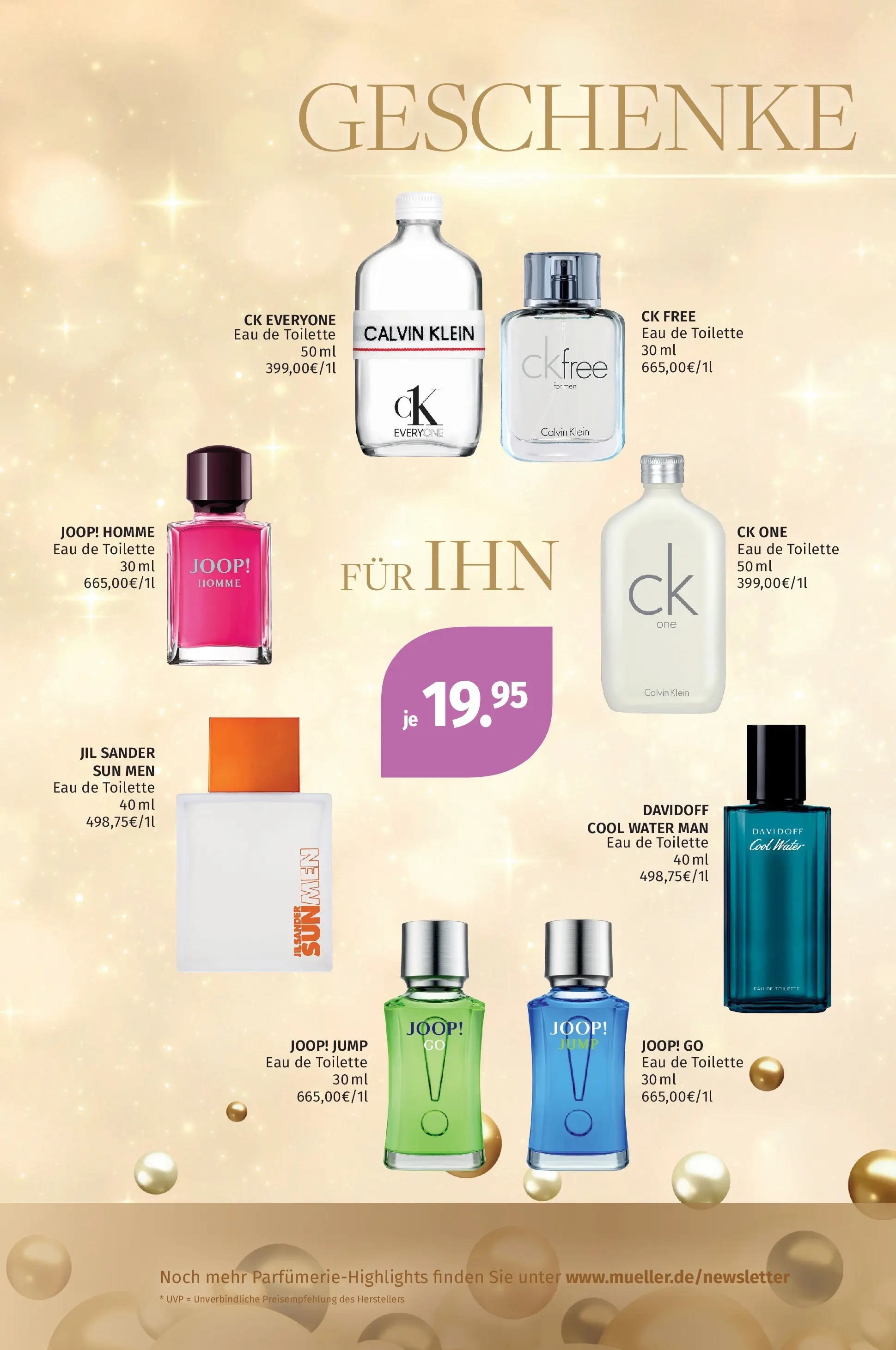 Müller - Müller: Zauberhafte Weihnachten (ab 30.11.2025) zum Blättern | Seite: 6 | Produkte: Toilette, Eau de Toilette