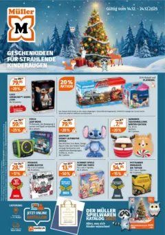 Müller - Müller: Geschenkideen für strahlende Kinderaugen ab 13.12.2025 gültig Müller - Müller: Geschenkideen für strahlende Kinderaugen ab 13.12.2025 gültig