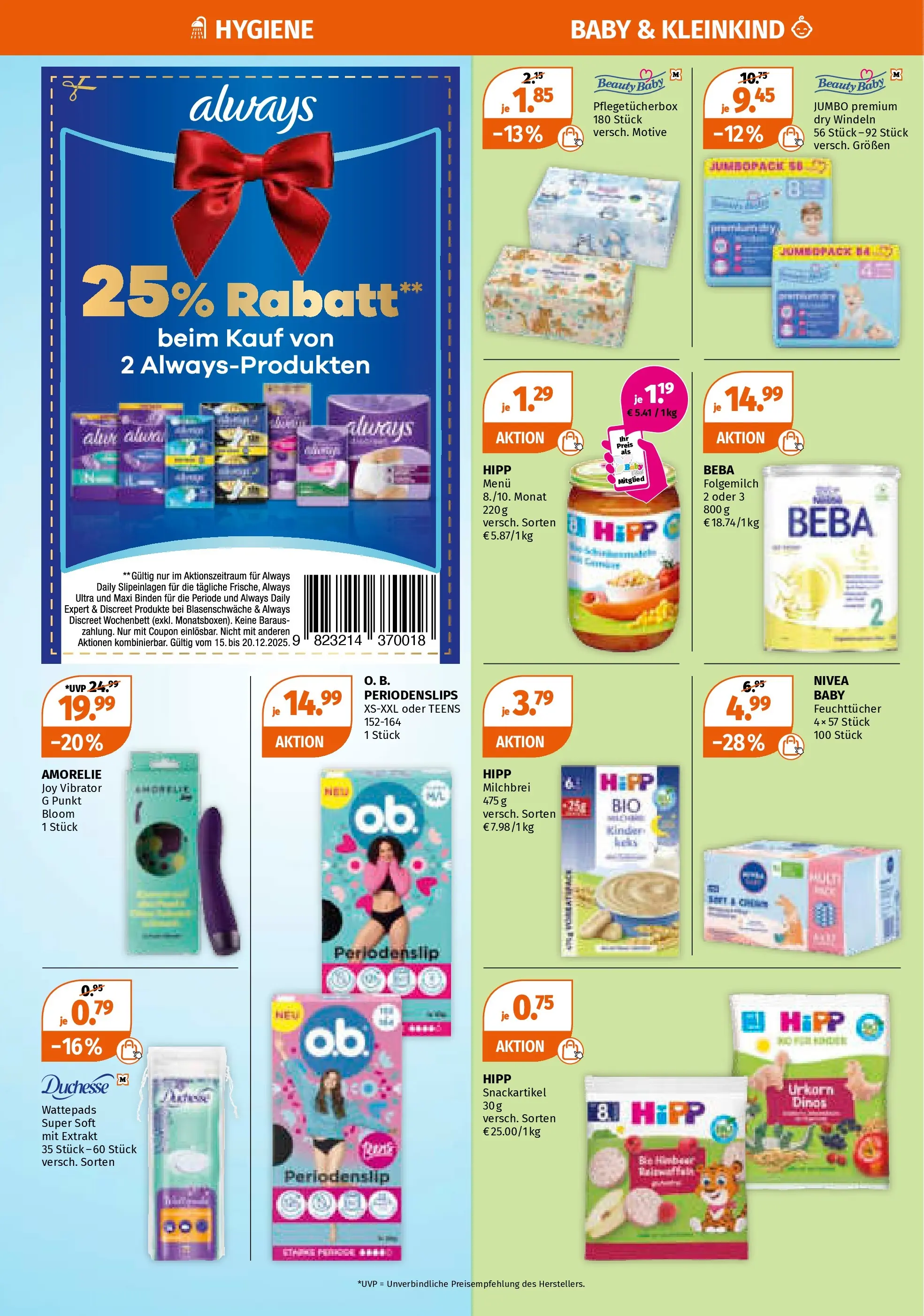 Müller - Müller: Last Minute Geschenkideen (ab 14.12.2025) zum Blättern | Seite: 6 | Produkte: Wattepads