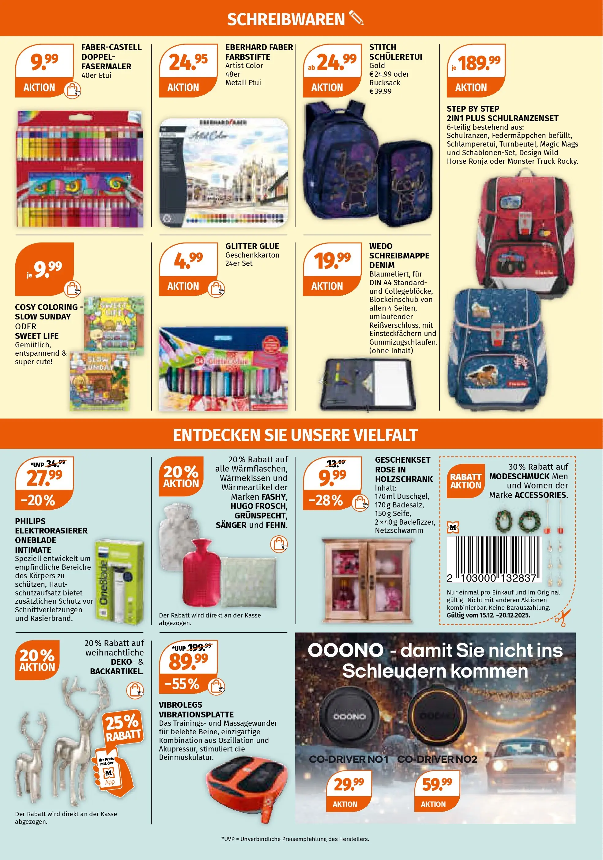 Müller - Müller: Last Minute Geschenkideen (ab 14.12.2025) zum Blättern | Seite: 11 | Produkte: Philips, Monster, Rucksack, Hugo