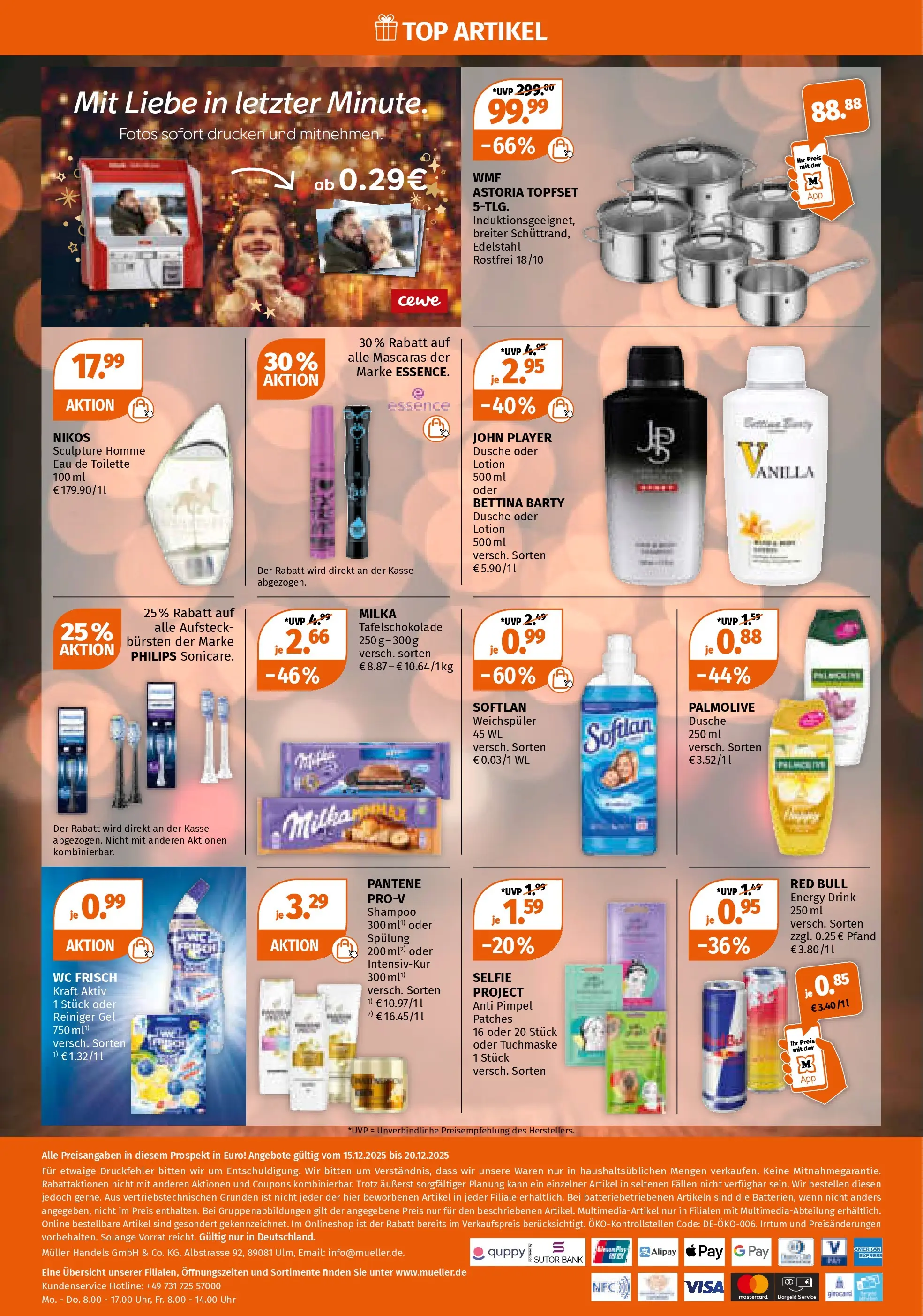 Müller - Müller: Last Minute Geschenkideen (ab 14.12.2025) zum Blättern | Seite: 24 | Produkte: Top, Philips, Dusche, Uhr