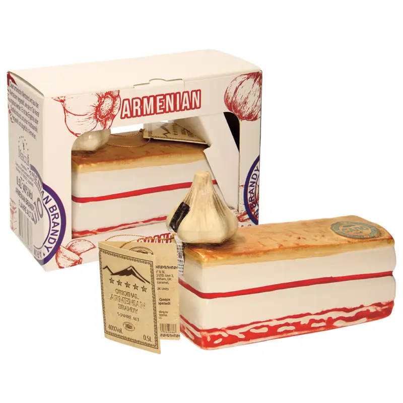 Armenischer Brandy SALO Keramik in Geschenkbox, 40% vol.