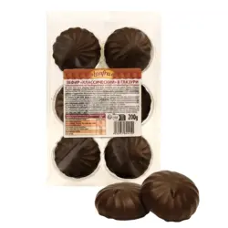 Schaumzuckerware mit Vanillegeschmack umh&uuml;llt von kakaohaltiger Fettglasur