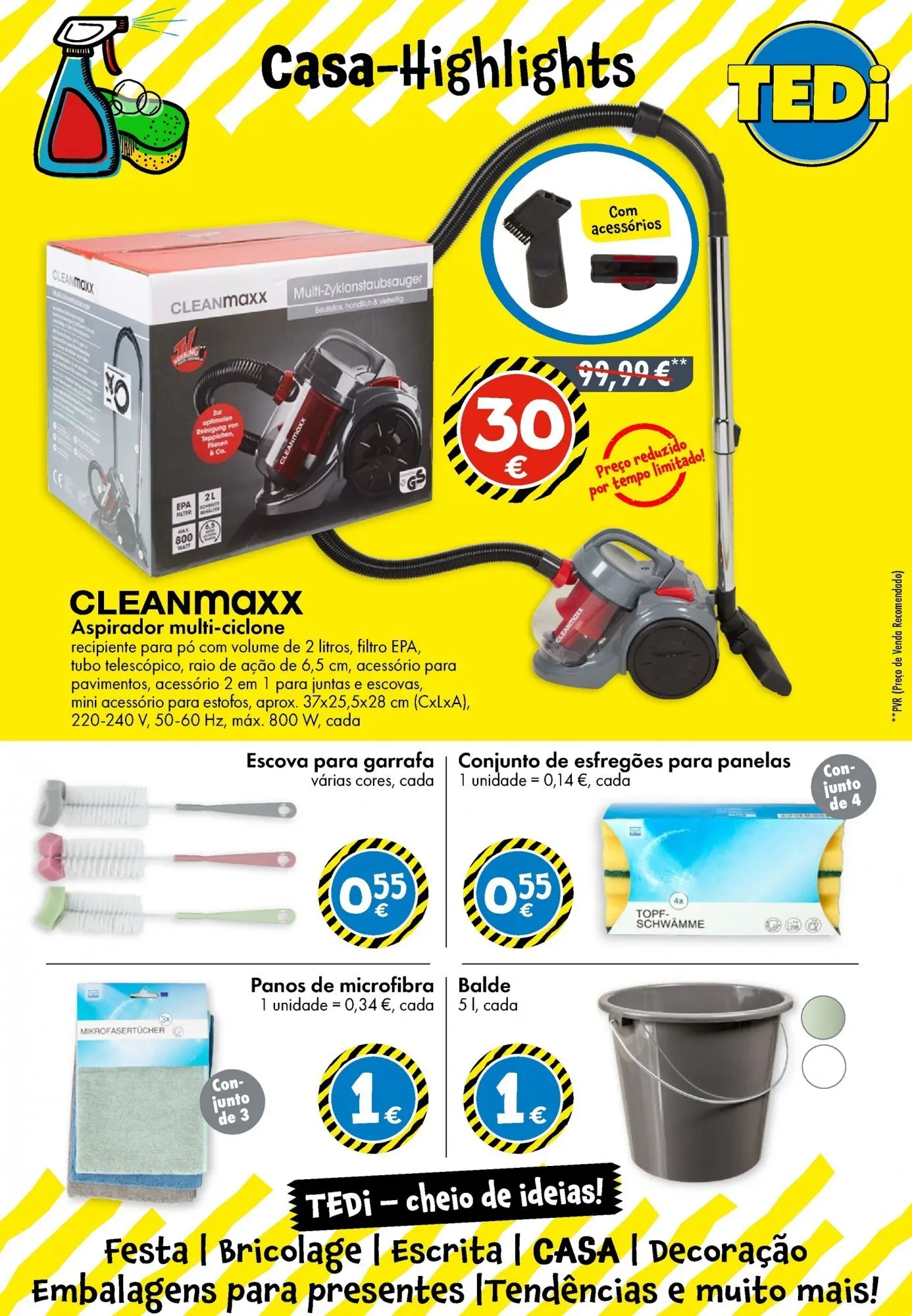 TEDi folheto » de 19/12/2025 - 24/12/2025 | Página: 6 | Produtos: Balde, Aspirador, Pó