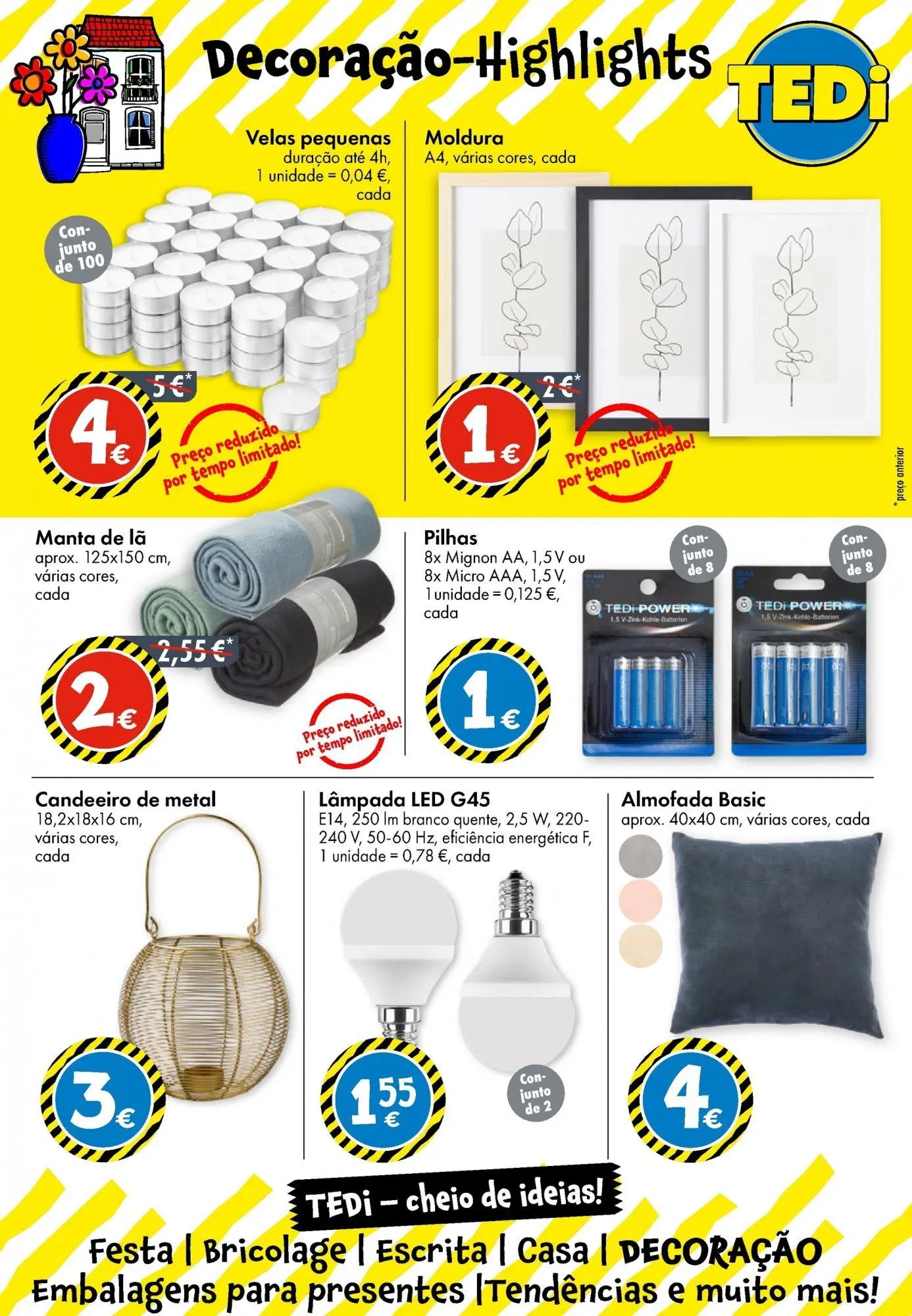 TEDi folheto » de 19/12/2025 - 24/12/2025 | Página: 9 | Produtos: Candeeiro, Moldura, Almofada, Velas