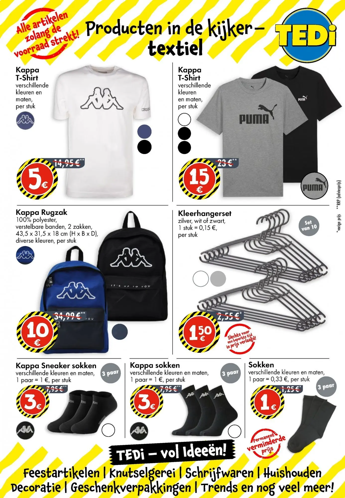 TEDi - TEDi folder tot 21.12.2025 vanaf 14/12/2025 | Pagina: 5 | Producten: Rugzak, Feestartikelen, Sokken
