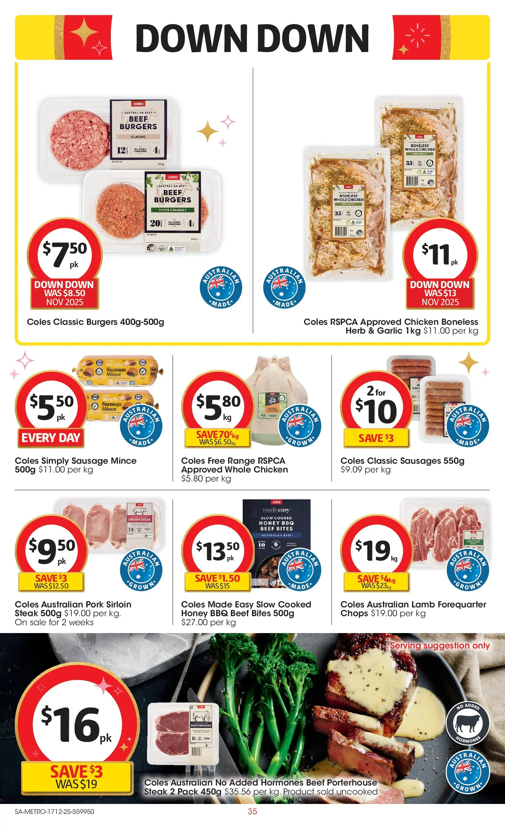 ﻿Coles catalogue valid from 17/12/2025 > Online Australia | Page: 35 | Products: Herb, Honey, Lamb, Garlic