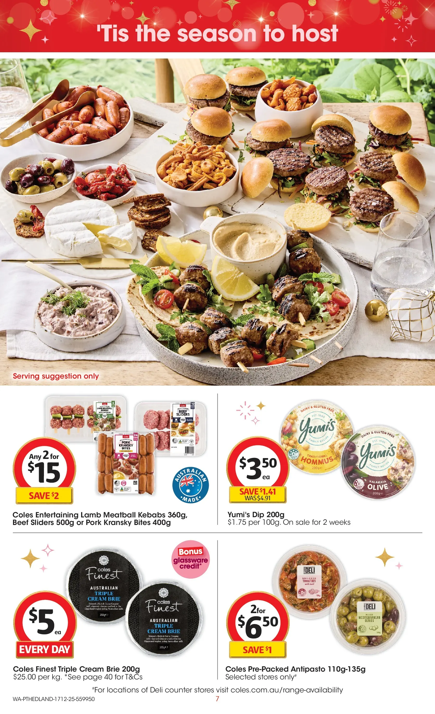 ﻿Coles catalogue valid from 17/12/2025 > Online Australia | Page: 7 | Products: Milk, Dairy, Pork, Cream