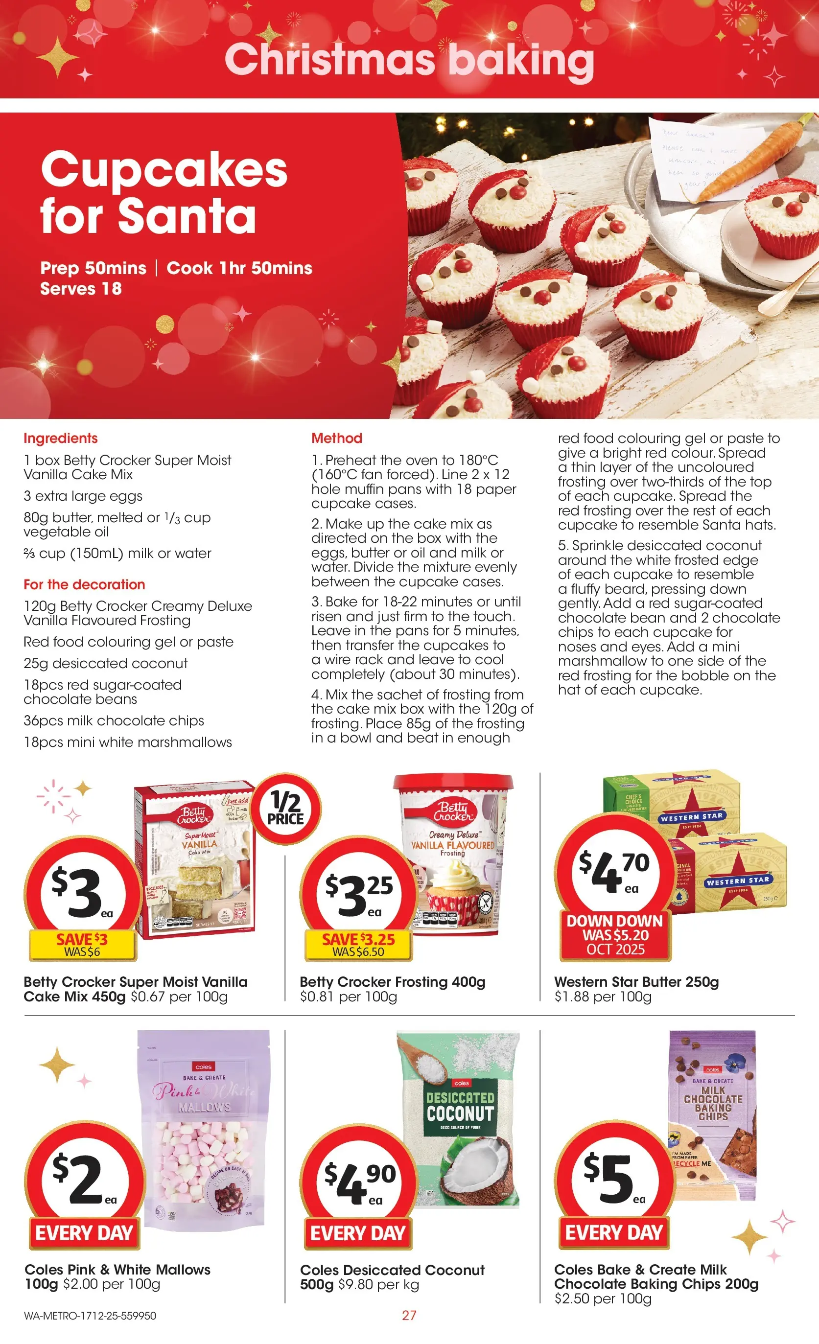 ﻿Coles catalogue valid from 16/12/2025 > Online Australia | Page: 27 | Products: Eggs, Chocolate, Water, Fan