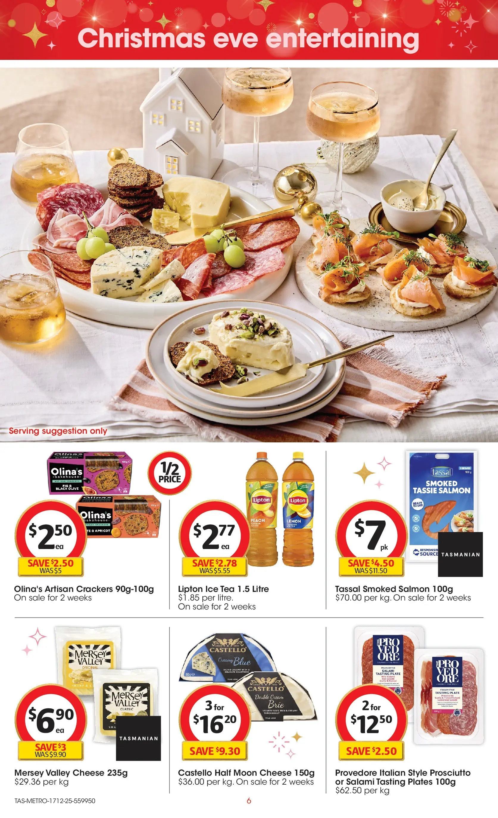 ﻿Coles catalogue valid from 17/12/2025 > Online Australia | Page: 6 | Products: Cheese, Salami, Lemon, Garlic