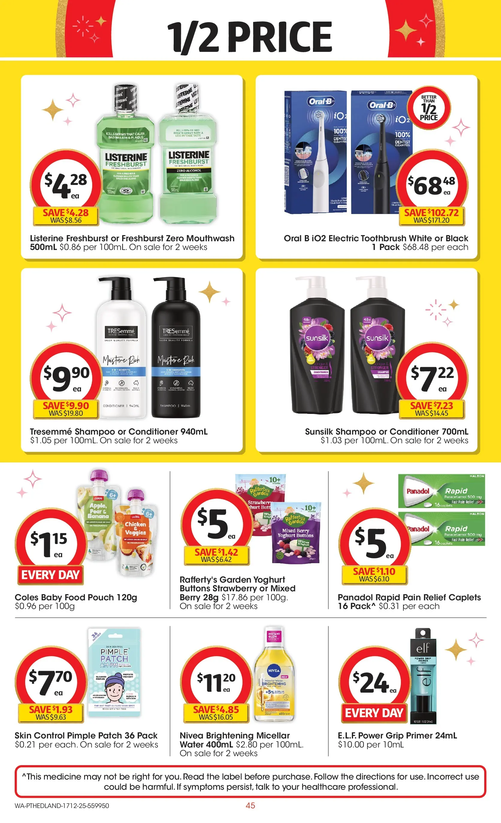 ﻿Coles catalogue valid from 17/12/2025 > Online Australia | Page: 45 | Products: Chicken, Mouthwash, Toothbrush, Electric toothbrush