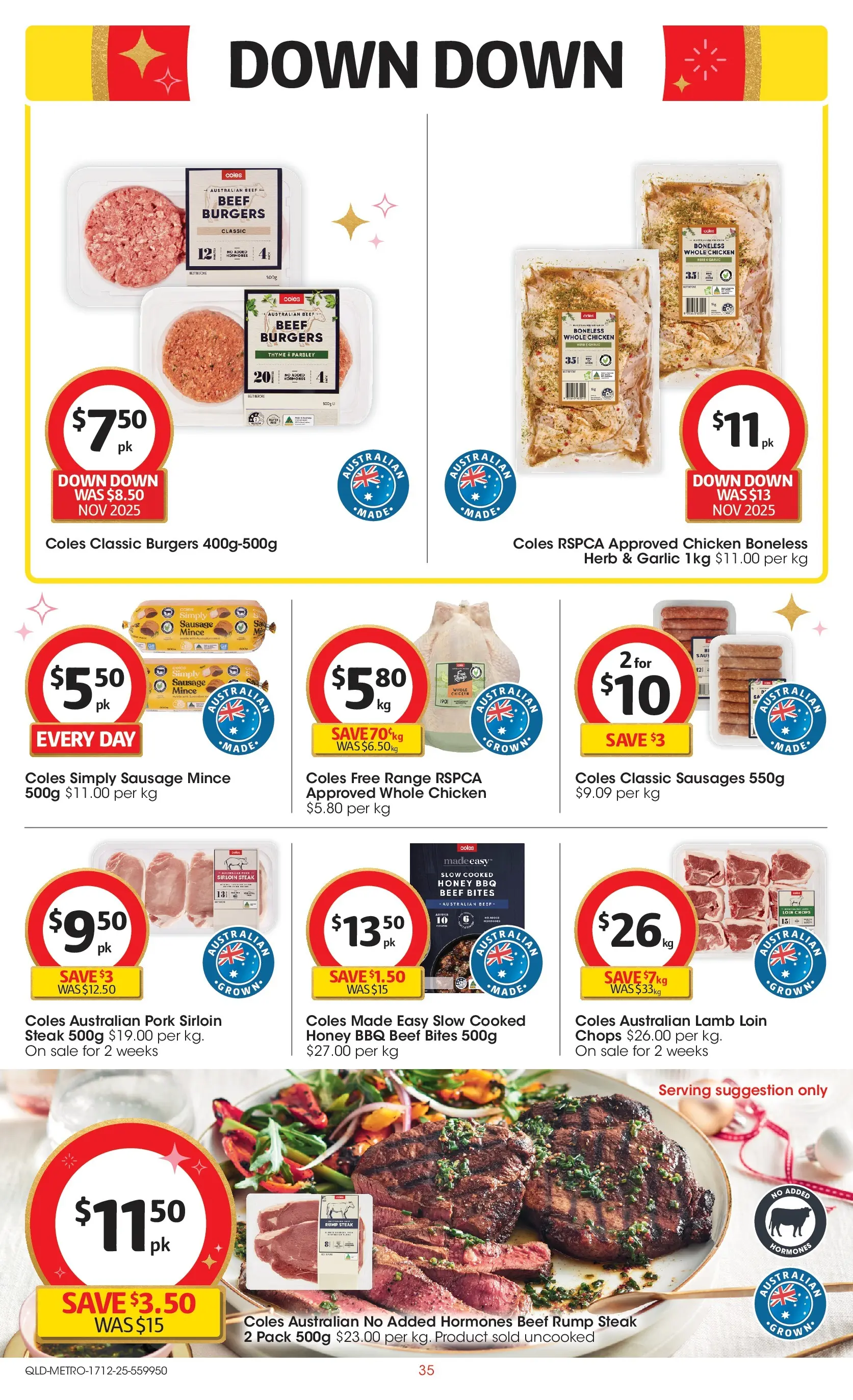 ﻿Coles catalogue valid from 17/12/2025 > Online Australia | Page: 35 | Products: Herb, Honey, Lamb, Parsley