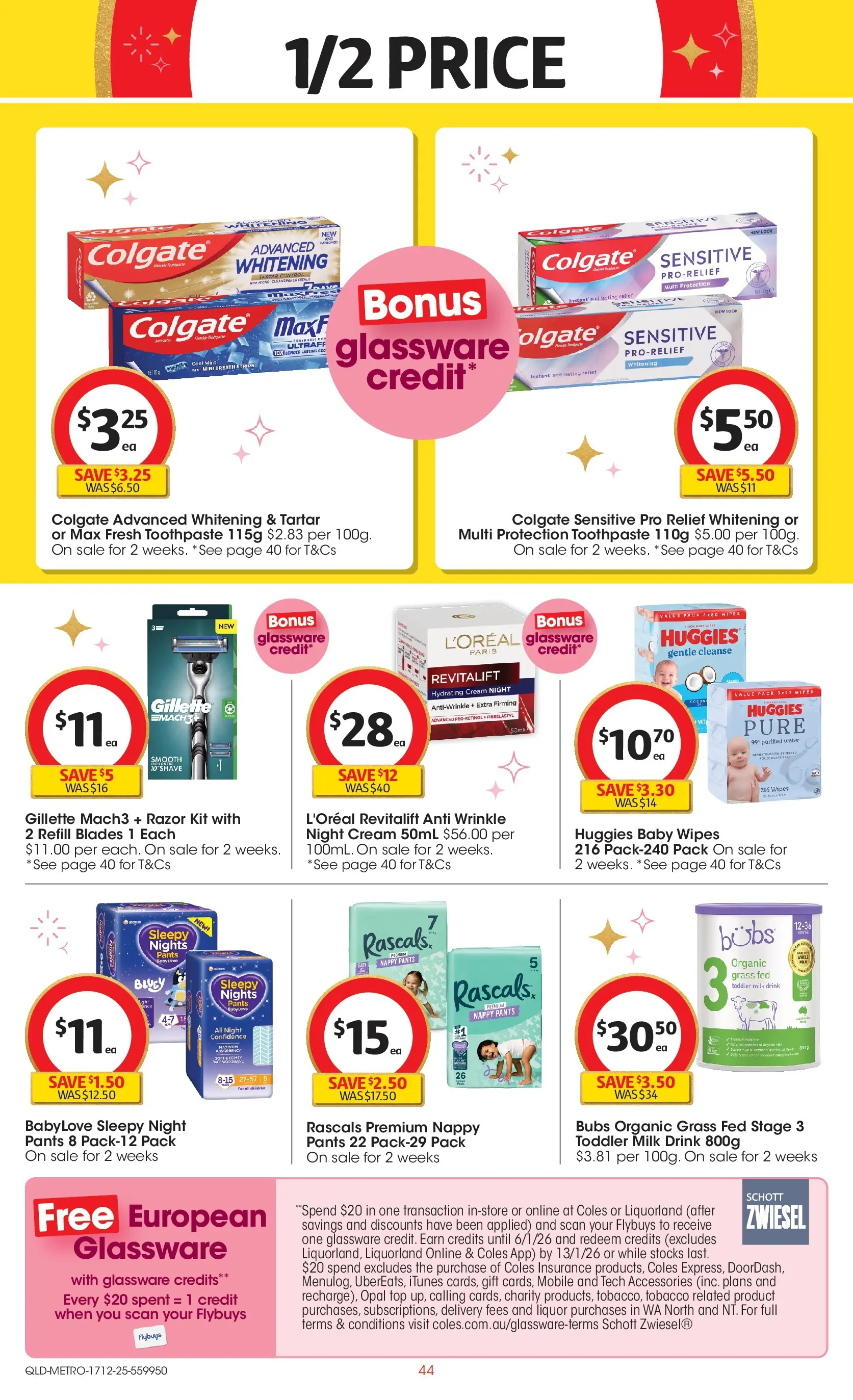 ﻿Coles catalogue valid from 17/12/2025 > Online Australia | Page: 44 | Products: Opal, Toothpaste, Pants, Mobile