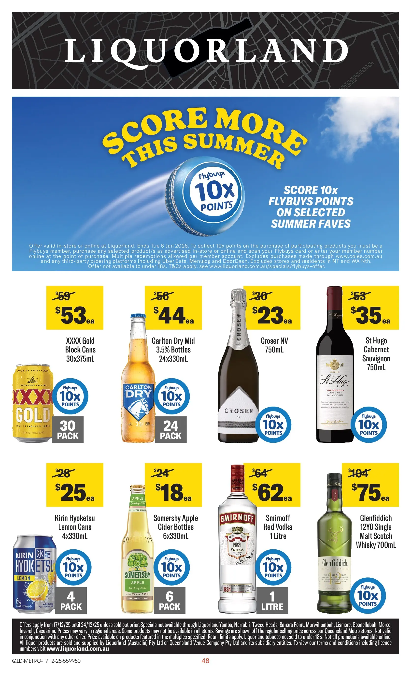 ﻿Coles catalogue valid from 17/12/2025 > Online Australia | Page: 48 | Products: Platforms, Vodka, Lemon, Scotch