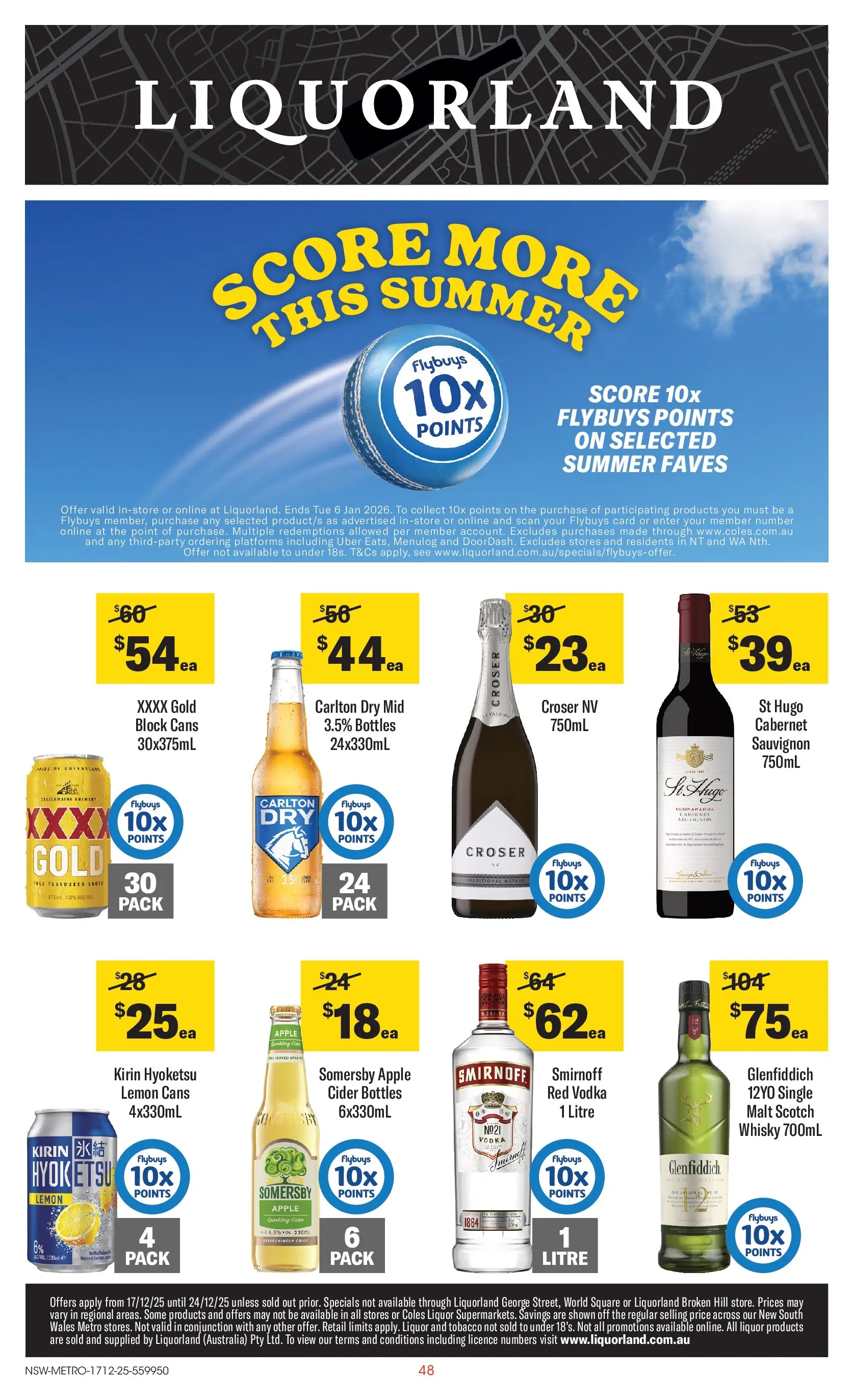 ﻿Coles catalogue valid from 17/12/2025 > Online Australia | Page: 48 | Products: Platforms, Vodka, Lemon, Scotch