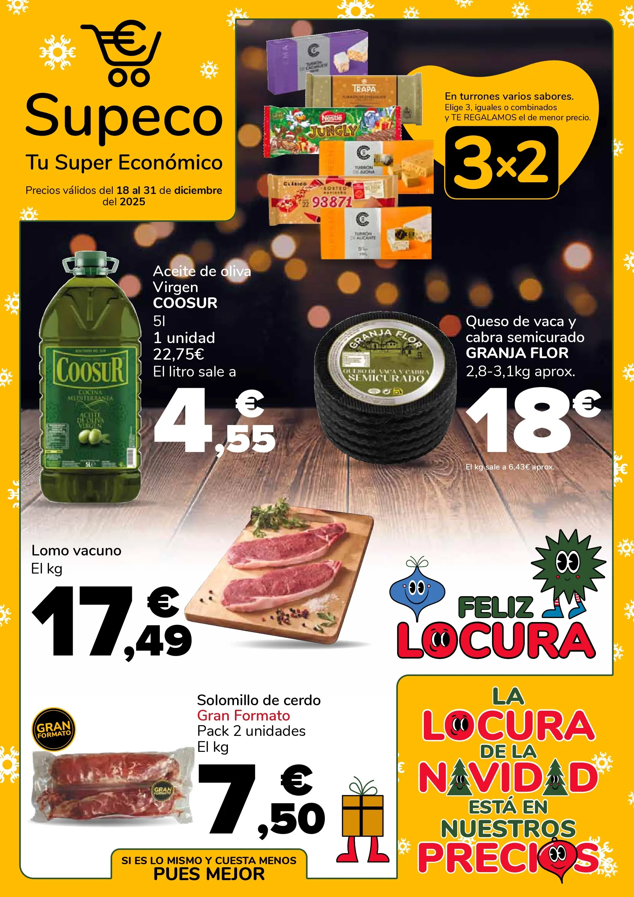 Supeco folleto 17/12/2025 - 31/12/2025 | Página: 1 | Productos: Aceite, Cerdo, Té, Aceite de oliva