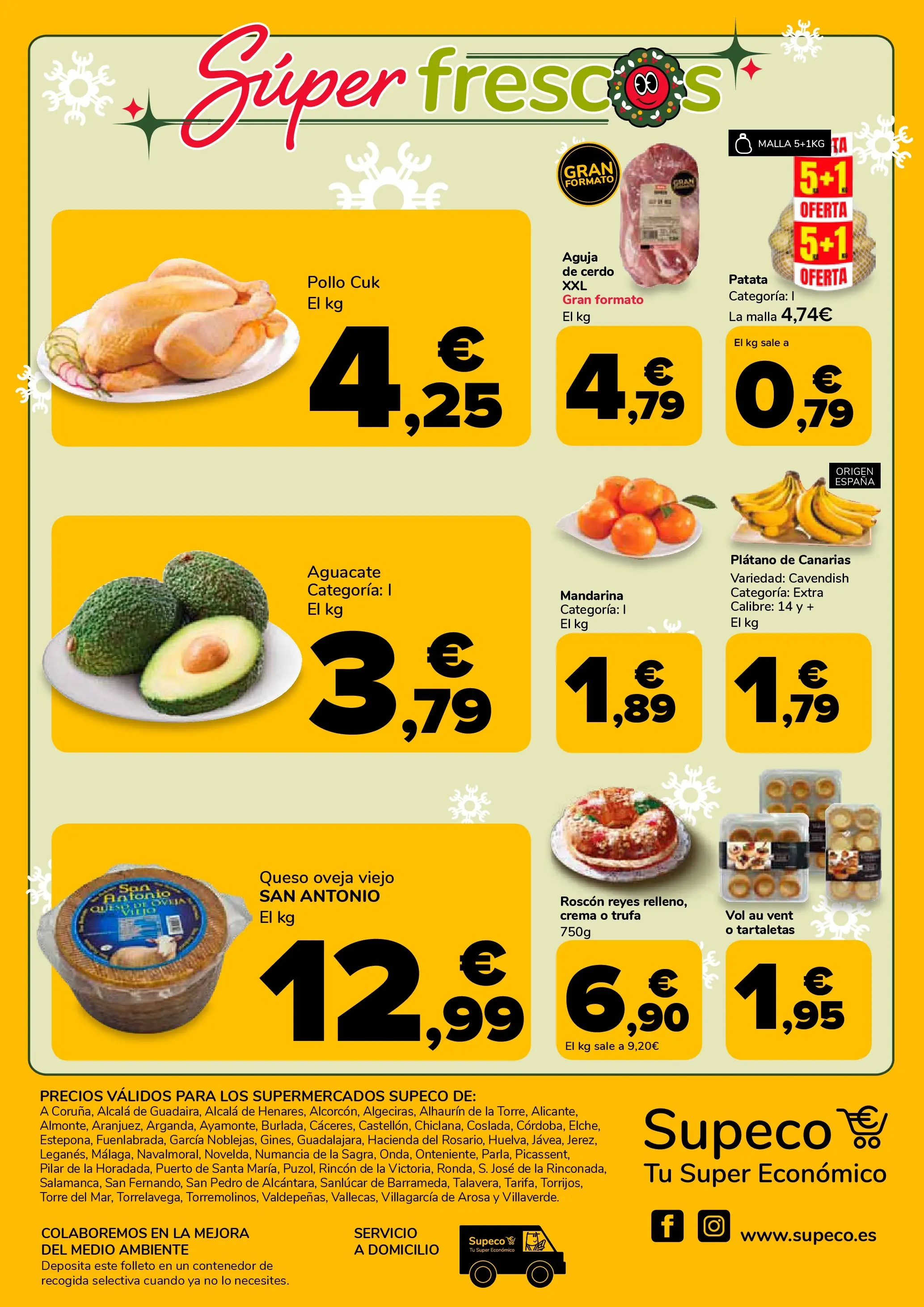 Supeco folleto 17/12/2025 - 31/12/2025 | Página: 4 | Productos: Queso, Cerdo, Crema