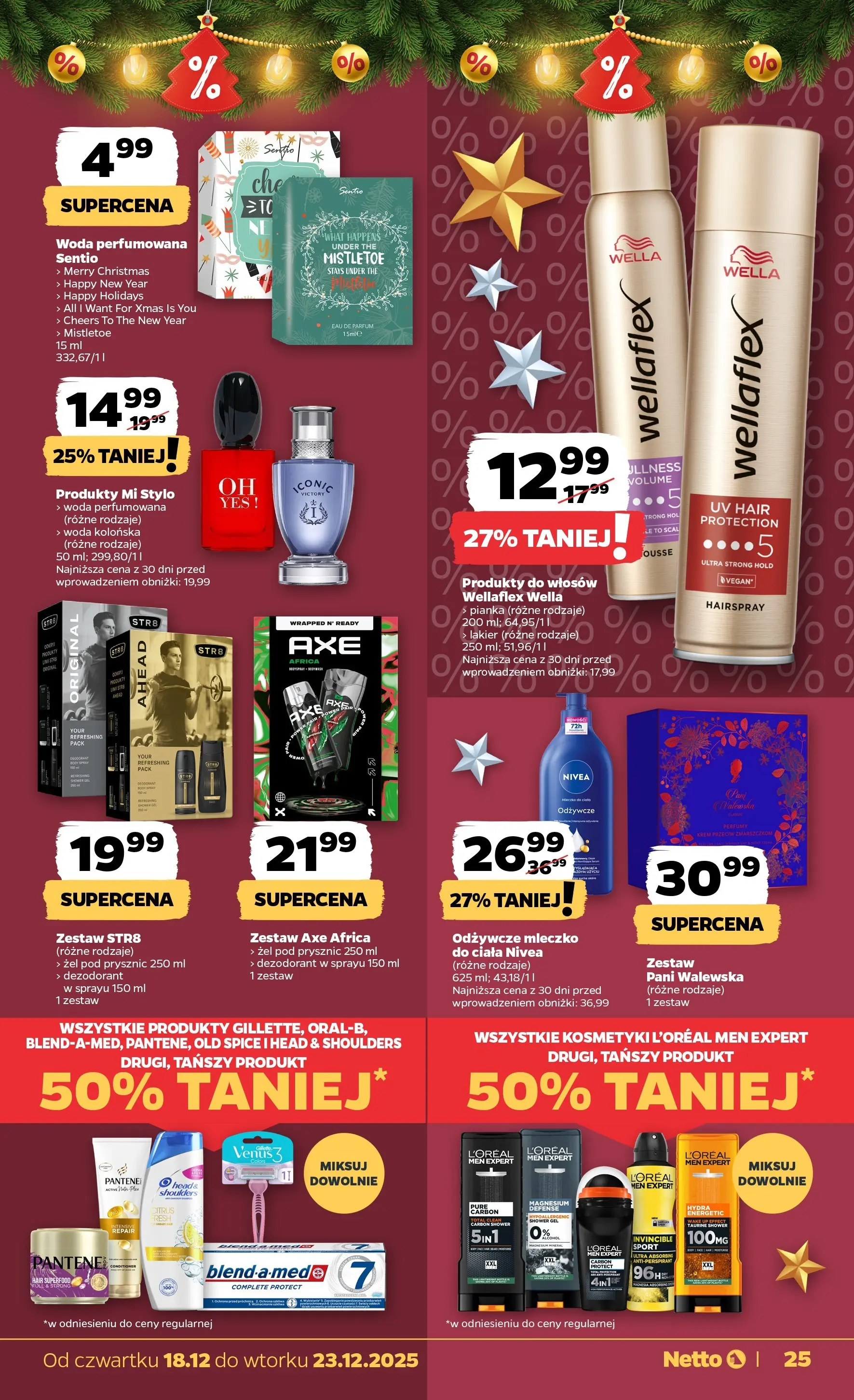 Netto gazetka od 18.12.2025 | Boże Narodzenie 🎄🎁 | Strona: 25 | Produkty: Prysznic, Perfumy, Body, Dezodorant