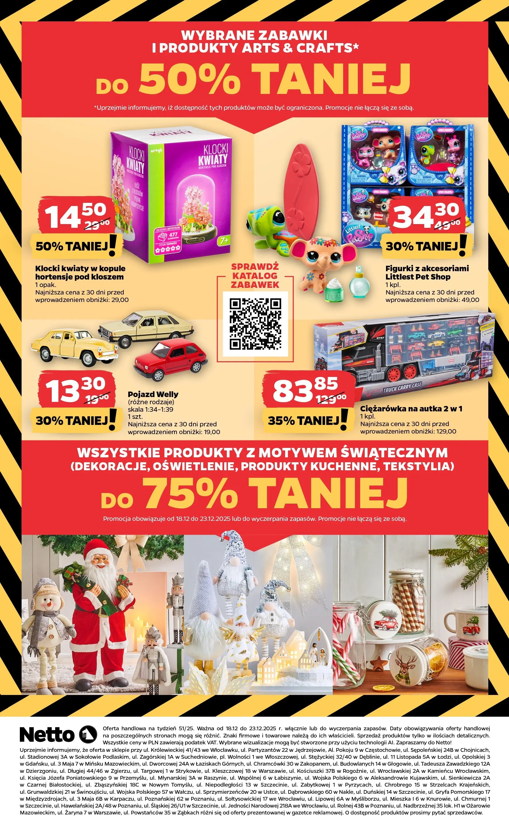 Netto gazetka - Non Food od 18.12.2025 - Aktualne promocje | Strona: 8 | Produkty: Figurki, Kwiaty, Tekstylia