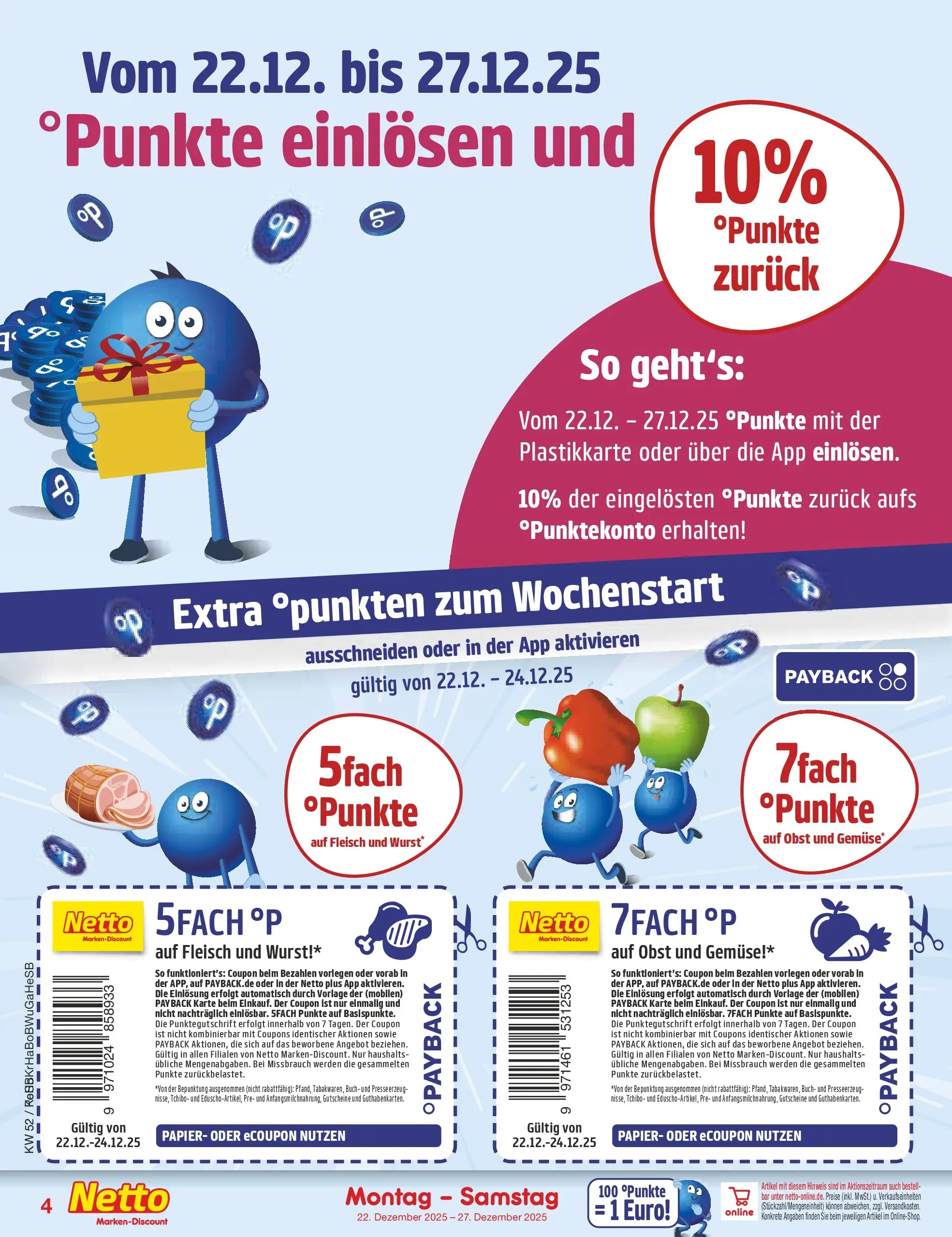 Netto Marken-Discount prospekt Stemwede-Dielingen	 (ab 21.12.2025) » Angebote | Seite: 4 | Produkte: Presse, Gemüse, Wurst, Fleisch