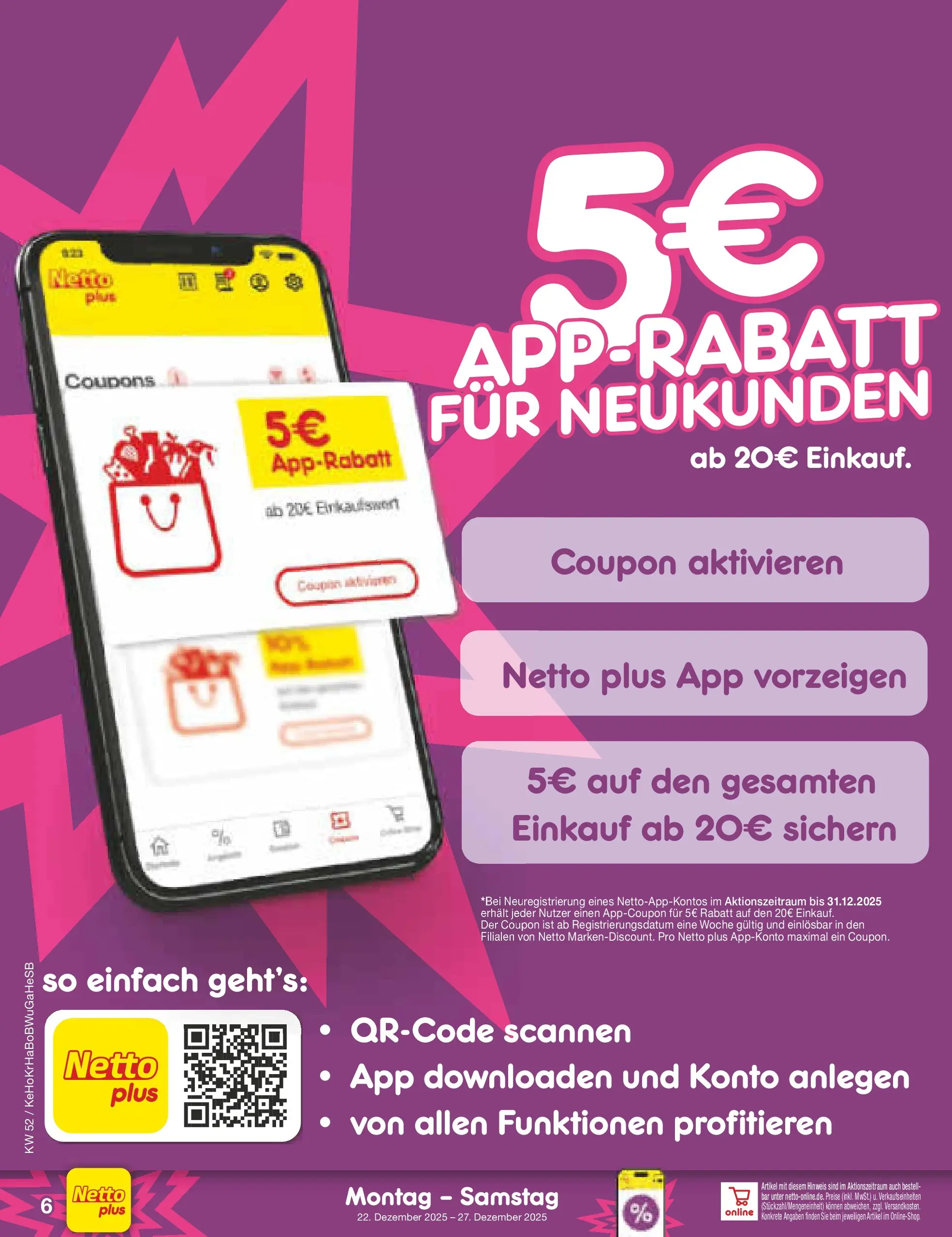 Netto Marken-Discount prospekt Stemwede-Dielingen	 (ab 21.12.2025) » Angebote | Seite: 6