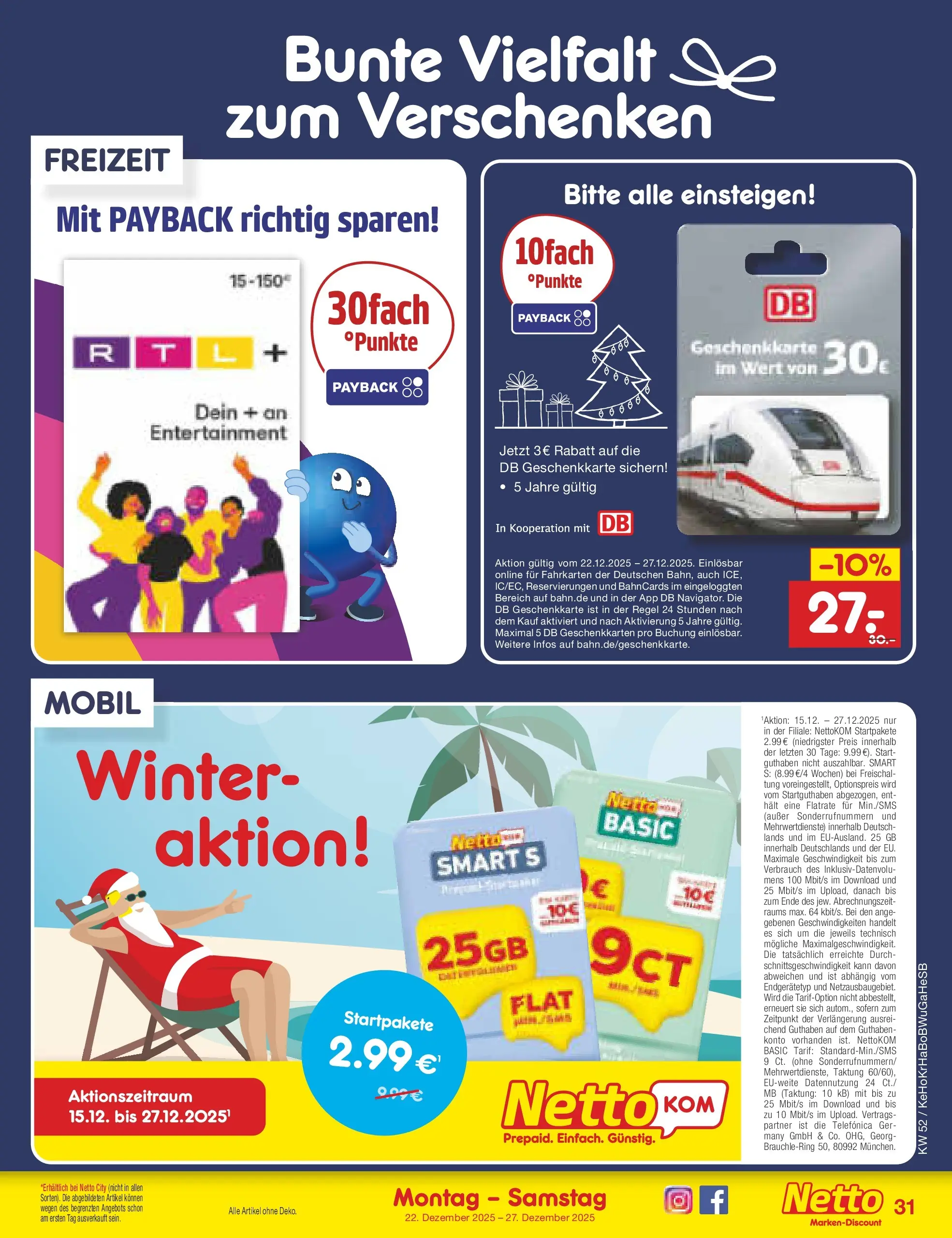 Netto Marken-Discount prospekt Stemwede-Dielingen	 (ab 21.12.2025) » Angebote | Seite: 31