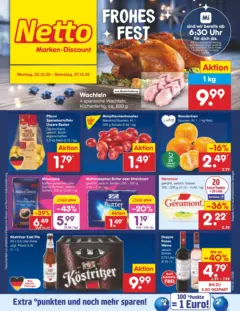 Netto Marken-Discount prospekt Nordhausen	 ab 22.12.2025 gültig