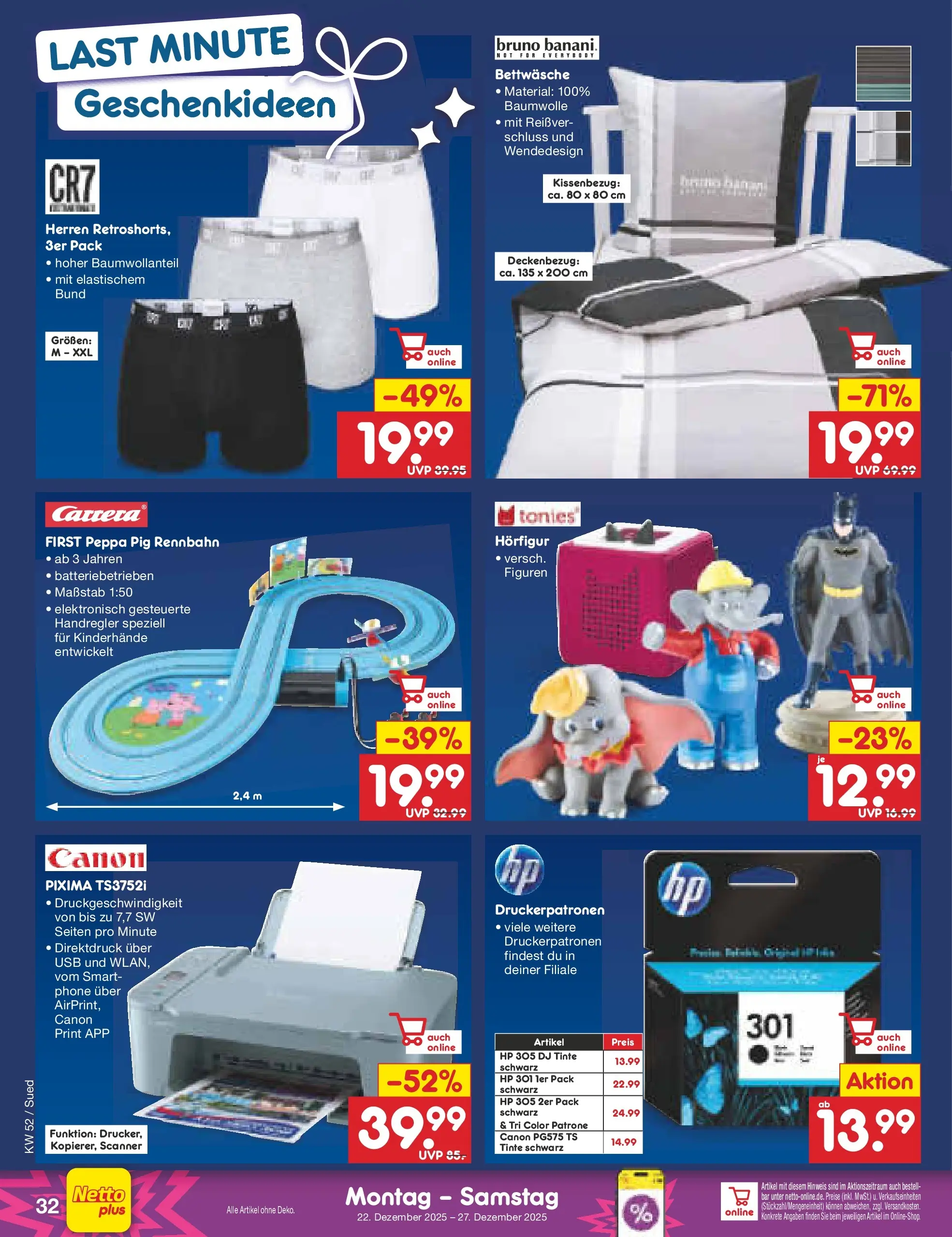 Netto Marken-Discount prospekt Waiblingen-Bittenfeld (ab 22.12.2025) » Angebote | Seite: 34 | Produkte: HP, USB, Bettwäsche Netto Marken-Discount prospekt Waiblingen-Bittenfeld (ab 22.12.2025) » Angebote | Seite: 34 | Produkte: HP, USB, Bettwäsche