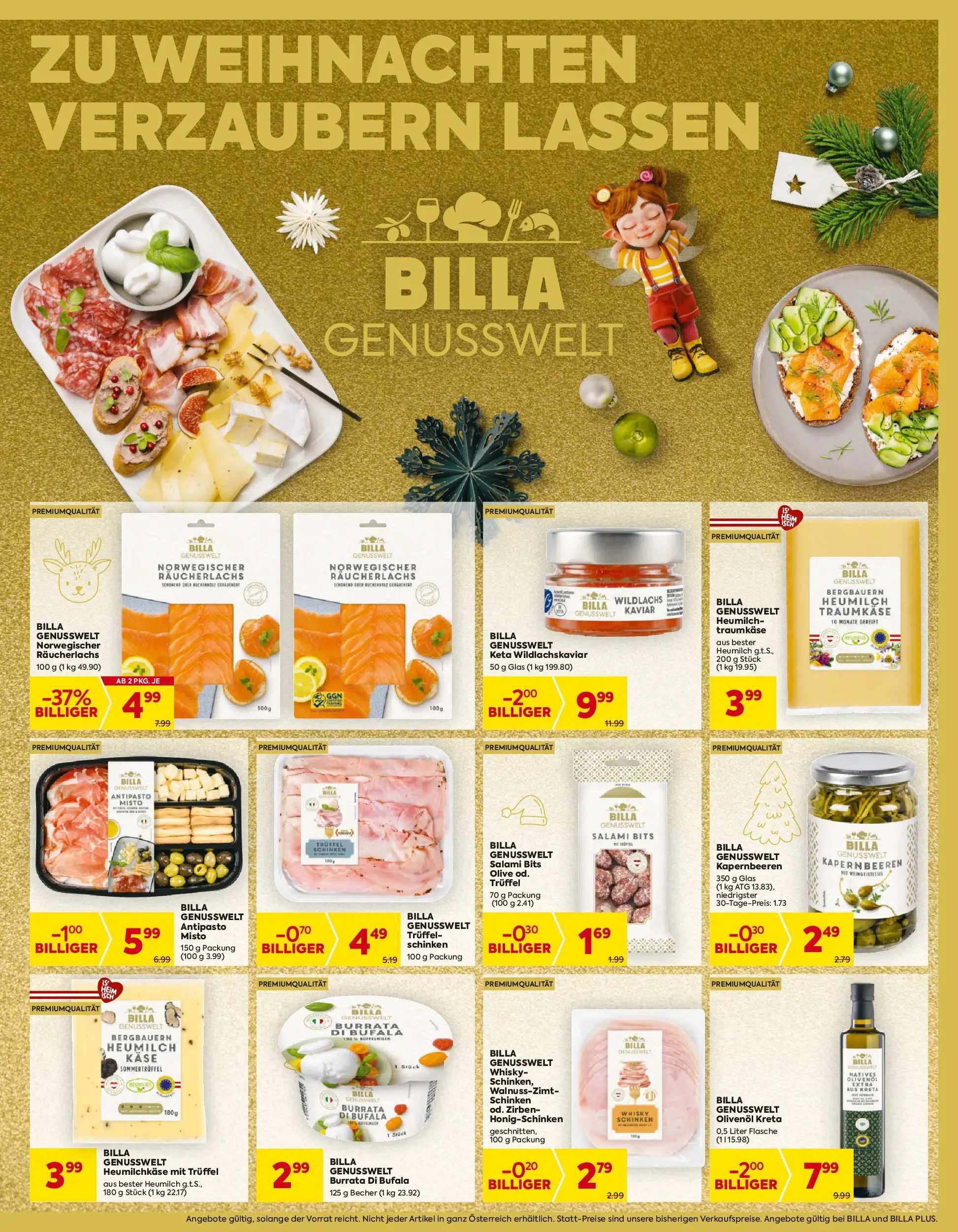 Billa Flugblatt - Wien ab 18.12.2025 - Angebote, Prospekt | Seite: 3 | Produkte: Käse, Salami, Schinken