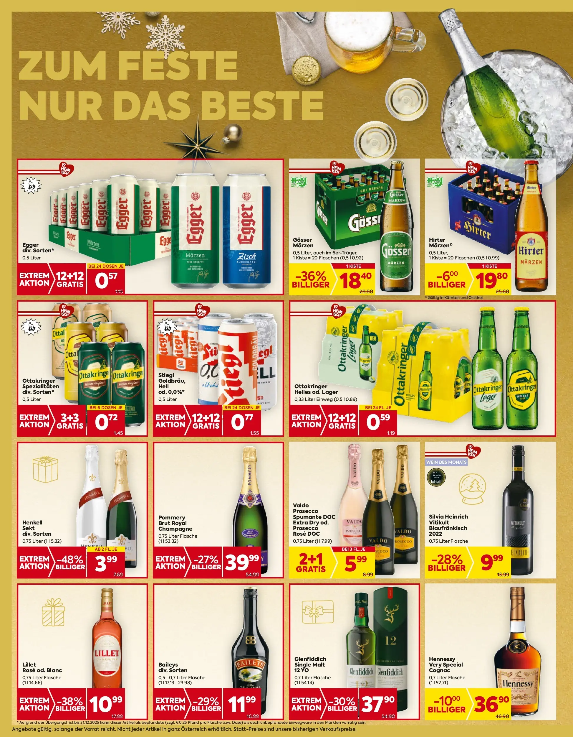 Billa Flugblatt - Maria Rain, Patergassen, Villach ab 18.12.2025 - Angebote, Prospekt | Seite: 14 | Produkte: Wein, Fisch