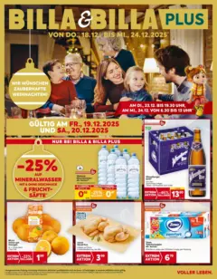 Billa - BILLA: Flugblatt gültig bei BILLA & BILLA PLUS ab 17.12.2025 gültig