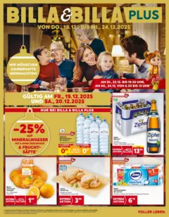 Billa Flugblatt - Wien ab 18.12.2025 gültig