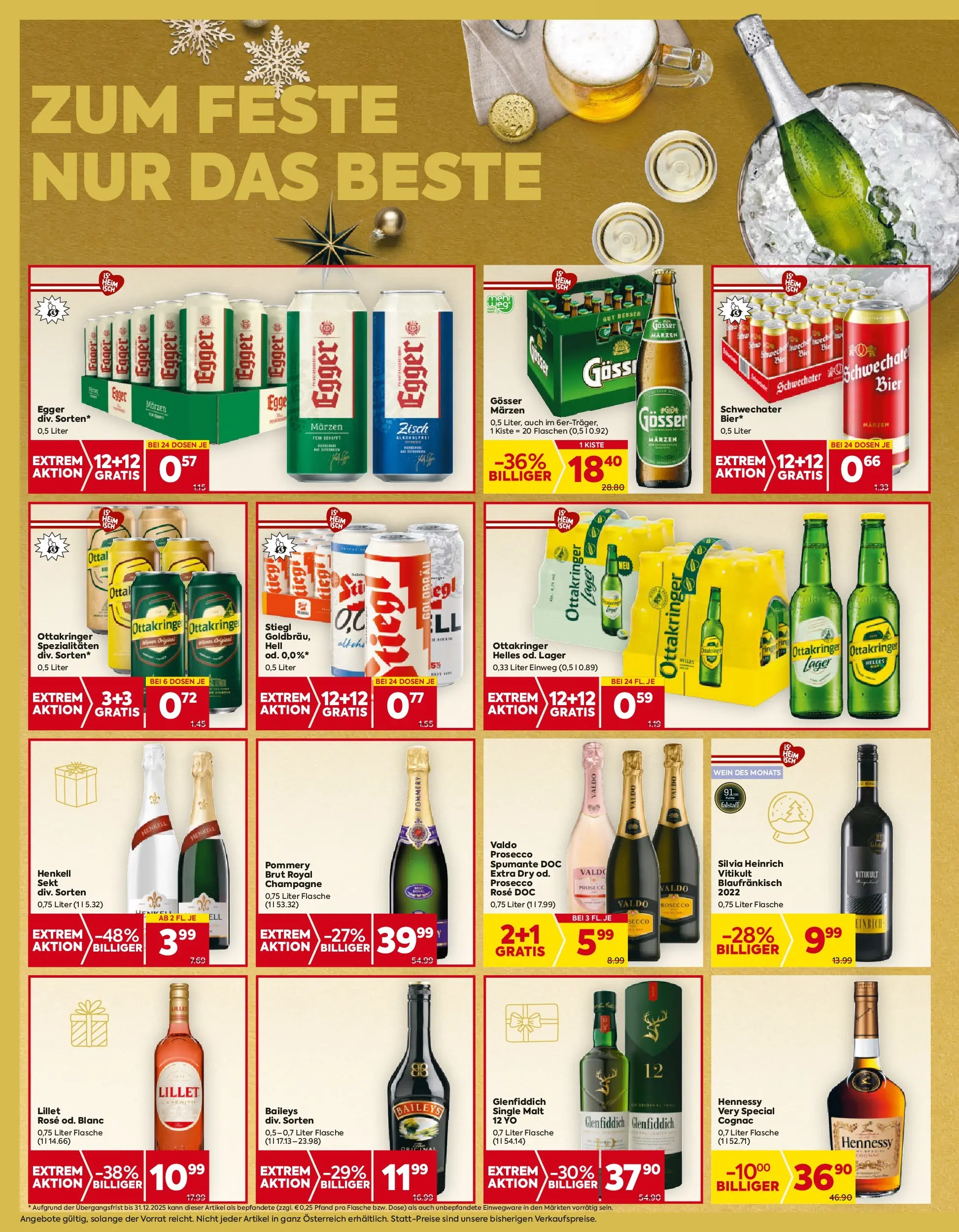 Billa Flugblatt - Bad Radkersburg, Ramsau, Fehring ab 18.12.2025 - Angebote, Prospekt | Seite: 14 | Produkte: Wein, Bier