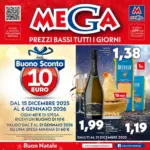Supermercati Mega Prezzi bassi tutti i giorni - al 21.01.2026