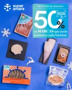 SUPER AMARA &iexcl;50% de ahorro en marcas que est&aacute;n presentes cada Navidad! - hasta el 20.12.2025