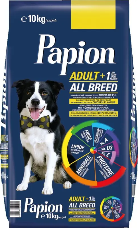 Papion Суха храна за кучета 10 кг