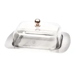 BERLINGER HAUS Кутия за масло Rose Gold с капак