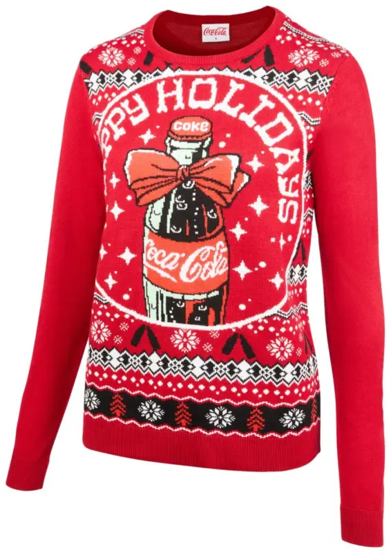 COCA COLA Пуловер коледен