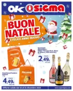 Sigma Buon Natale e Felice Anno Nuovo , Ok Sigma - al 31.12.2025