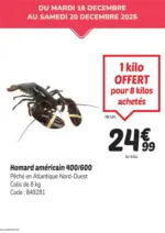 Promocash 1 kilo offert pour 8 kilos achet&eacute;s - au 20.12.2025