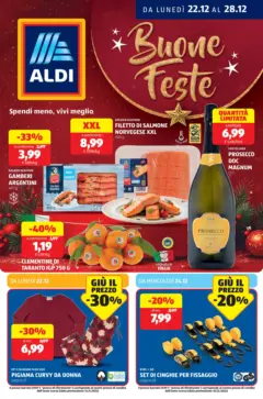 Anteprima del volantino Volantino Aldi	 valido a partire dal 22.12.2025