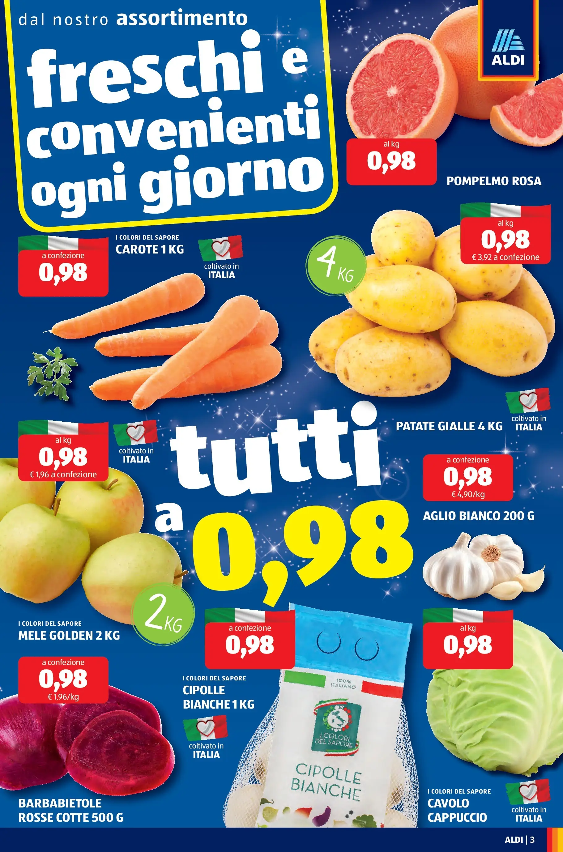 Nuovo Aldi - Buone Feste dal 21/12/2025 > offerte anteprima 🛍️ | Pagina: 3 | Prodotti: Pompelmo, Cipolle, Carote, Cavolo