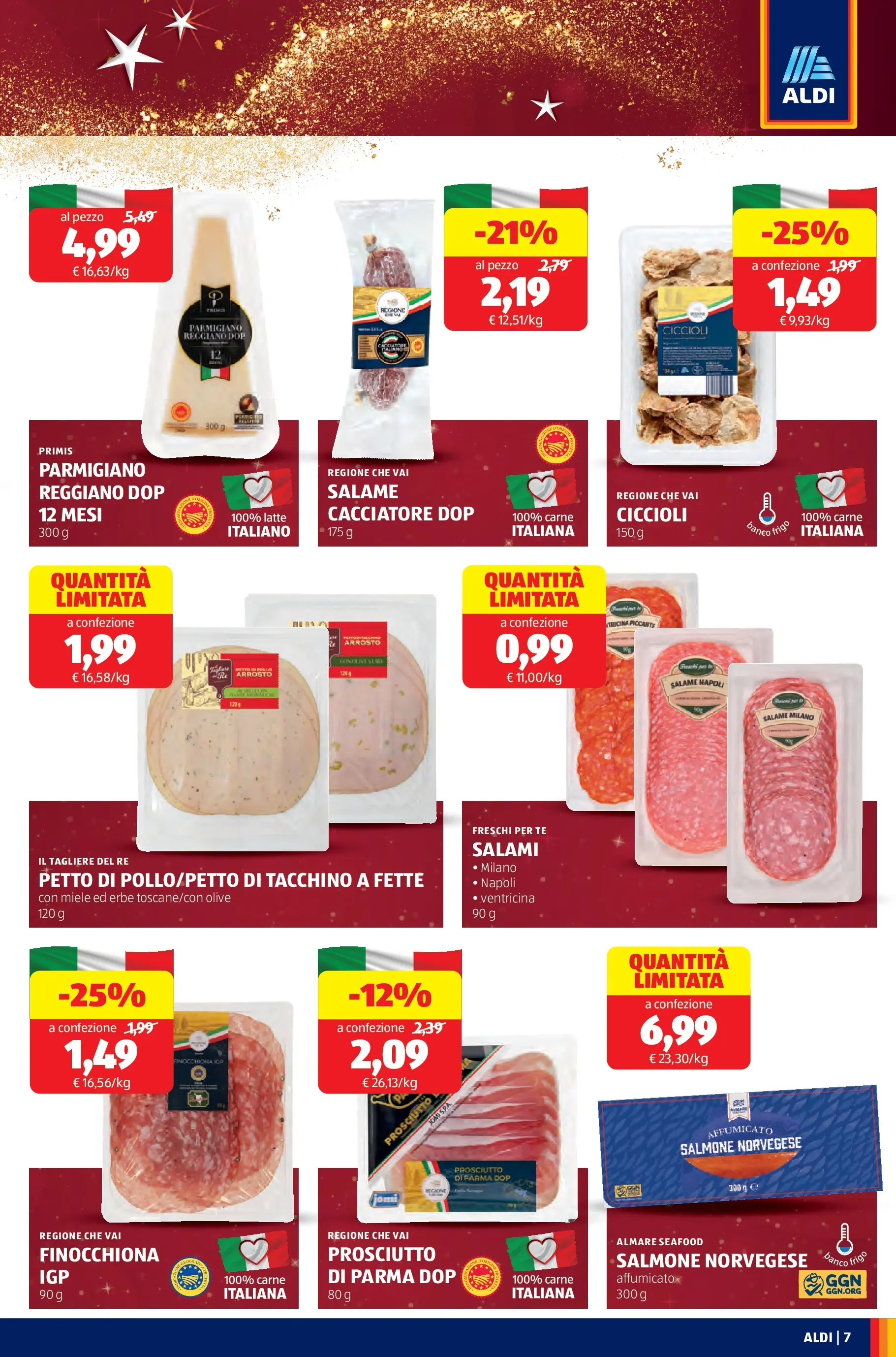 Nuovo Aldi - Buone Feste dal 21/12/2025 > offerte anteprima 🛍️ | Pagina: 7 | Prodotti: Tè, Latte, Prosciutto, Miele