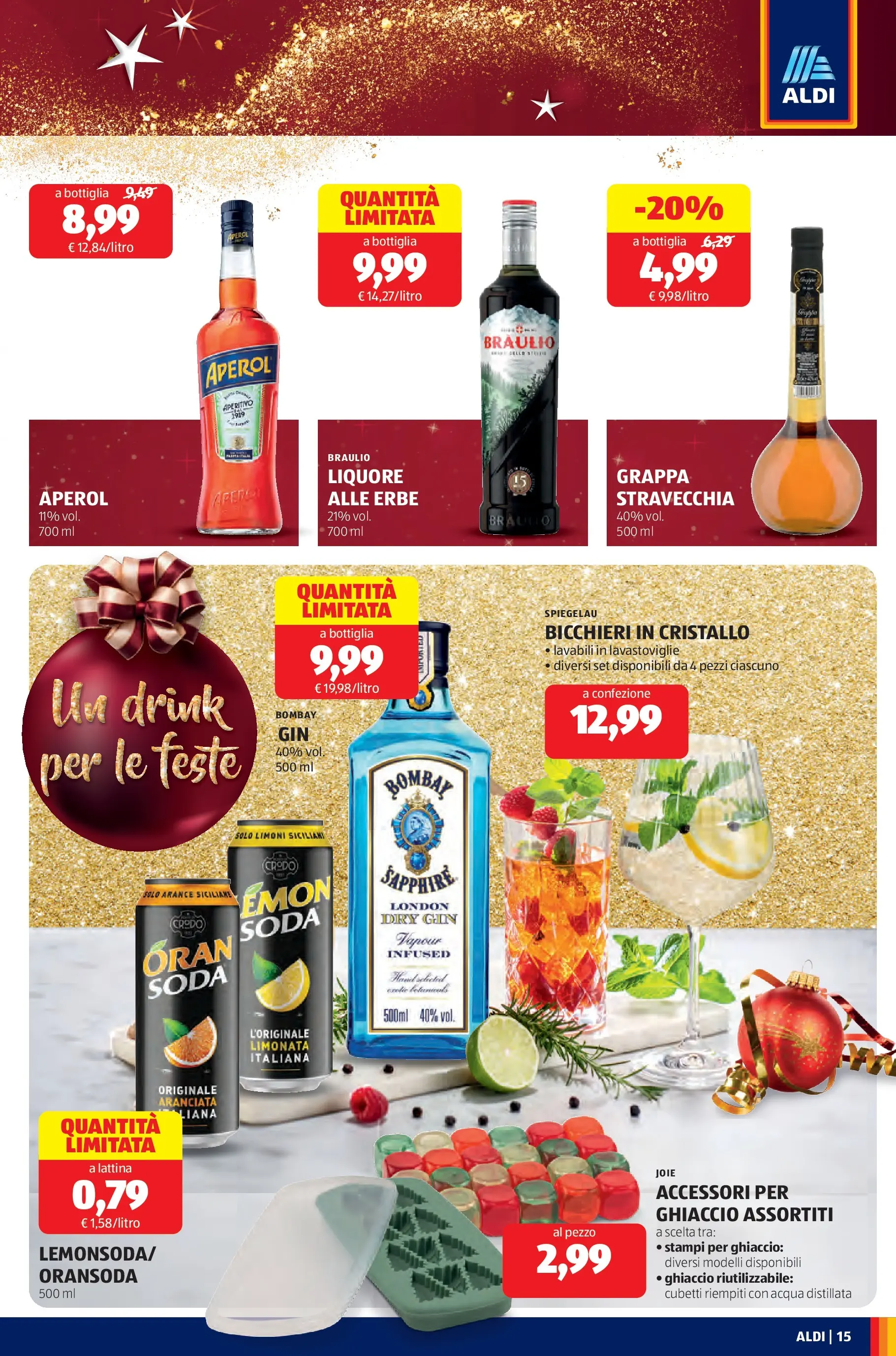Nuovo Aldi - Buone Feste dal 21/12/2025 > offerte anteprima 🛍️ | Pagina: 15 | Prodotti: Arance, Limonata, Liquore, Bottiglia