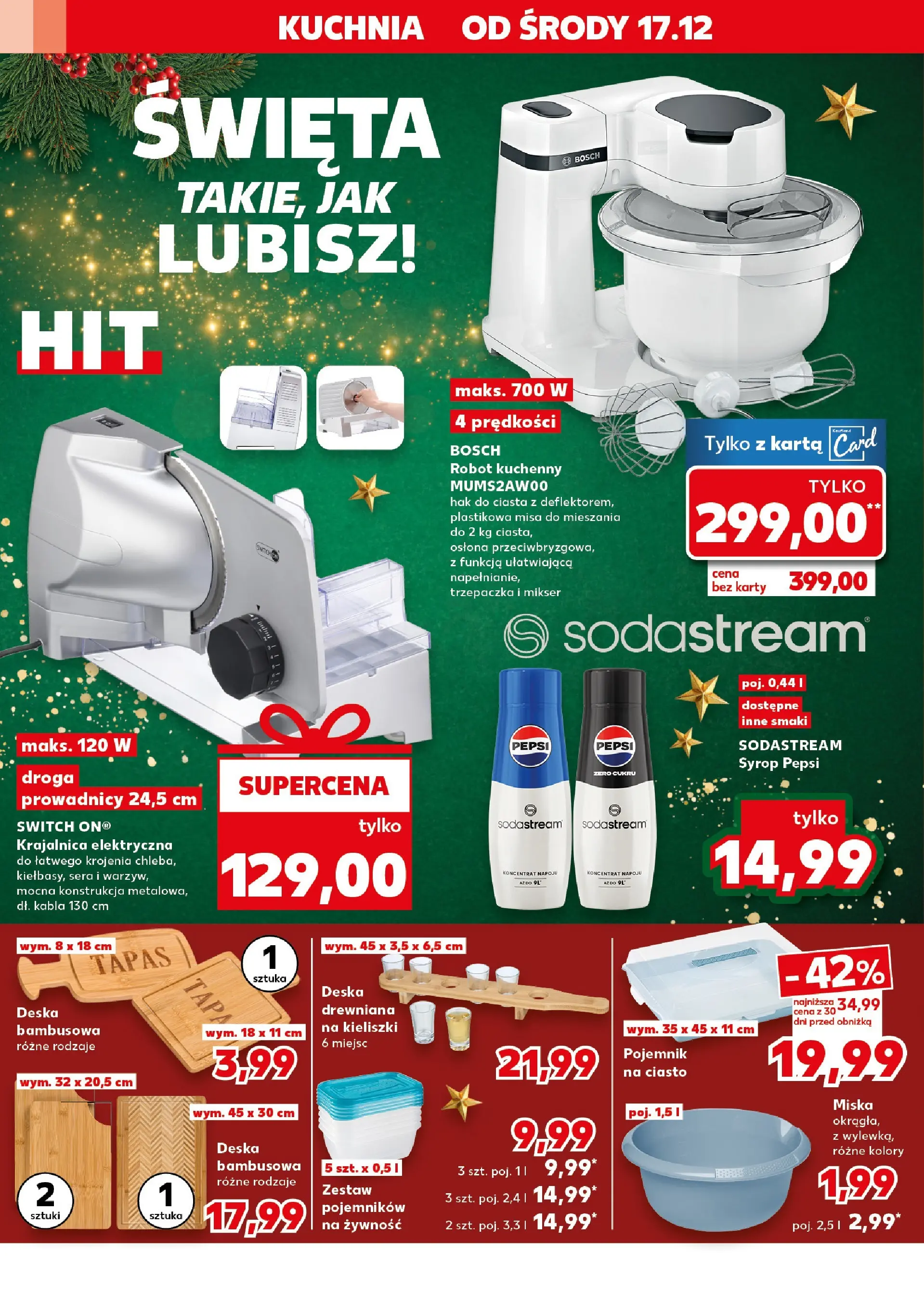 Kaufland gazetka od 17.12.2025 | Boże Narodzenie 🎄🎁 | Strona: 8 | Produkty: Syrop, Krajalnica, Trzepaczka, Robot