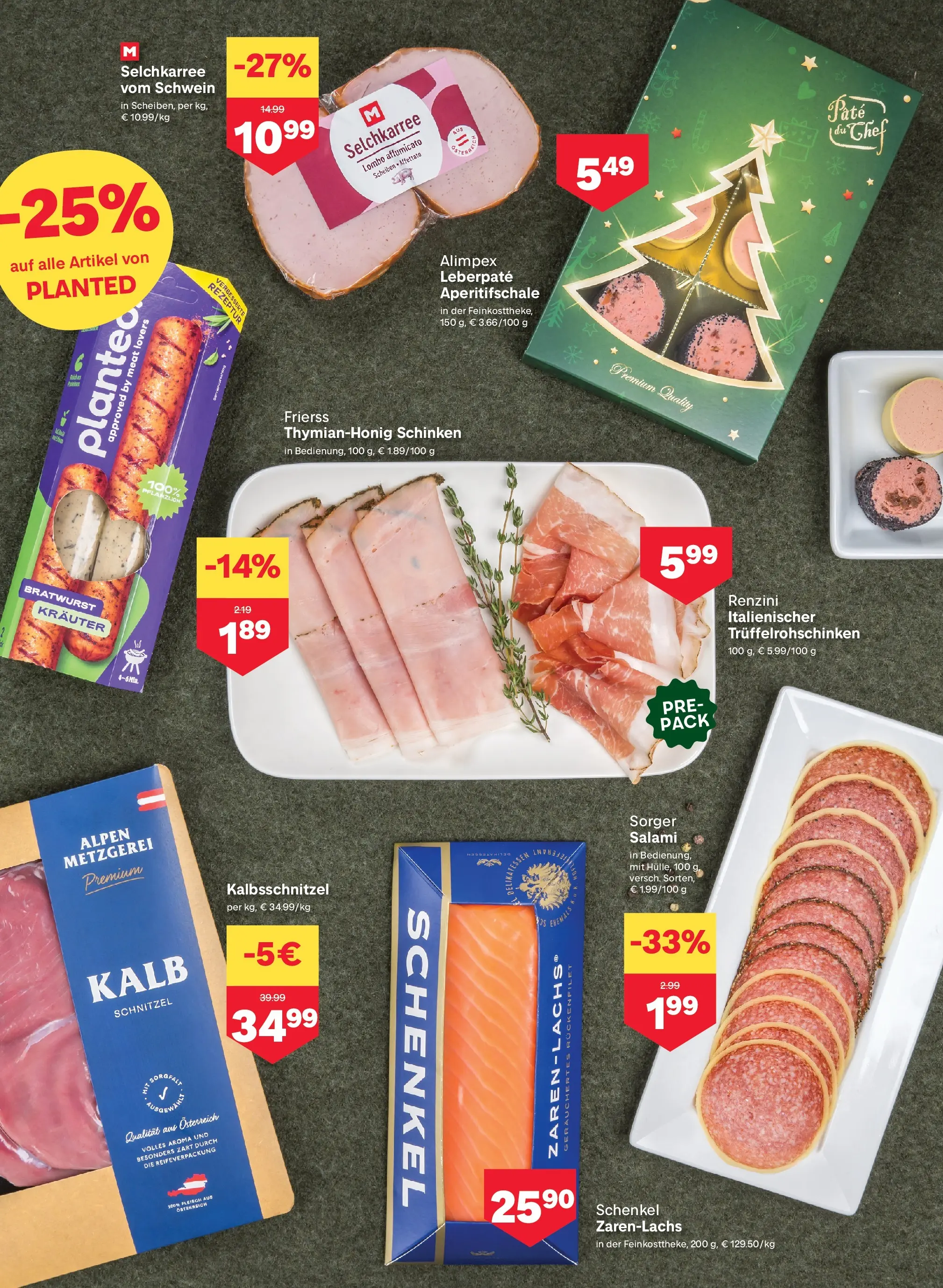 MPREIS Pfunds von 18.12.2025 - Aktuelle Angebote | Seite: 8 | Produkte: Salami, Schinken