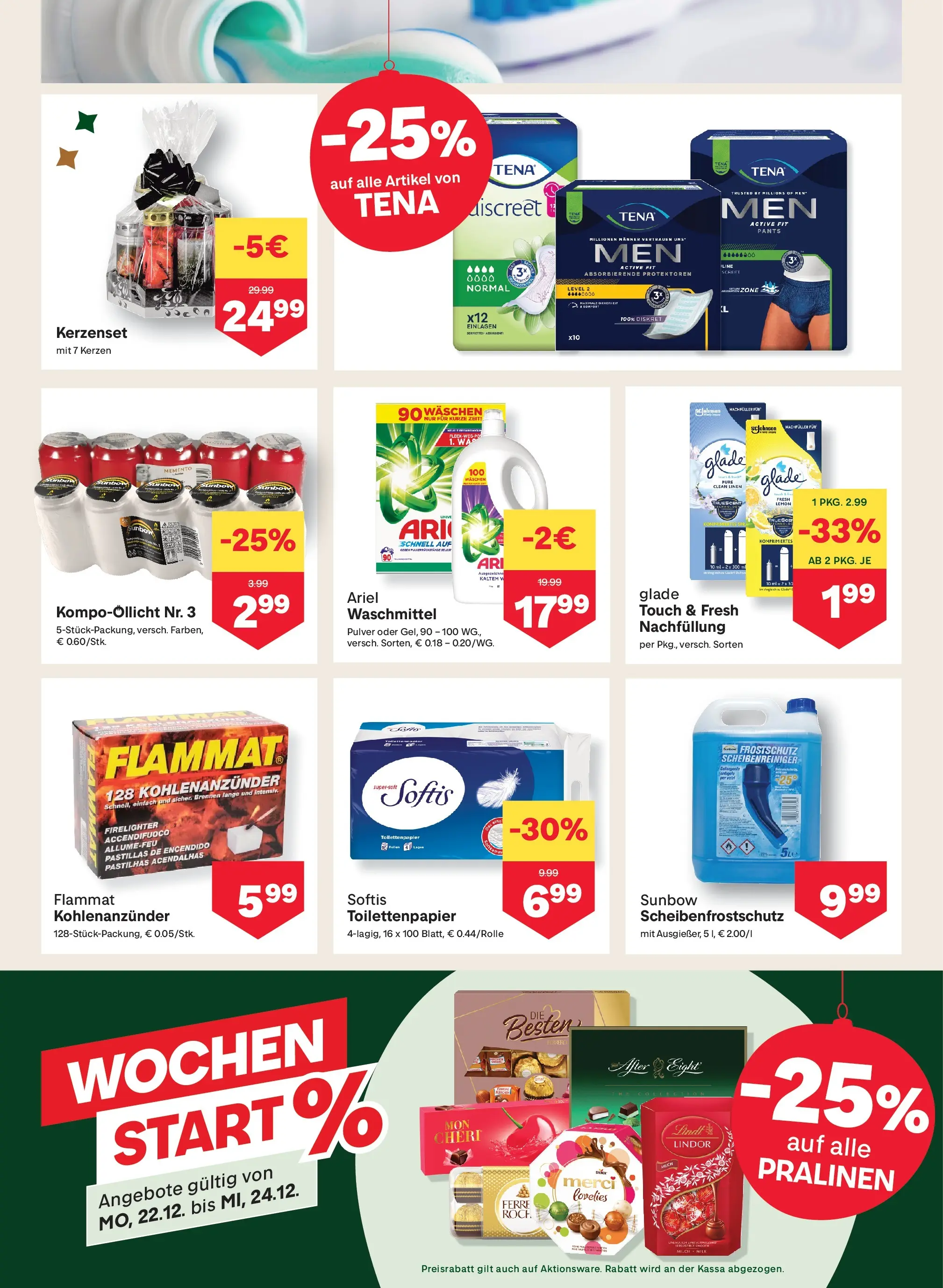 MPREIS Pfunds von 18.12.2025 - Aktuelle Angebote | Seite: 15 | Produkte: Milch, Waschmittel