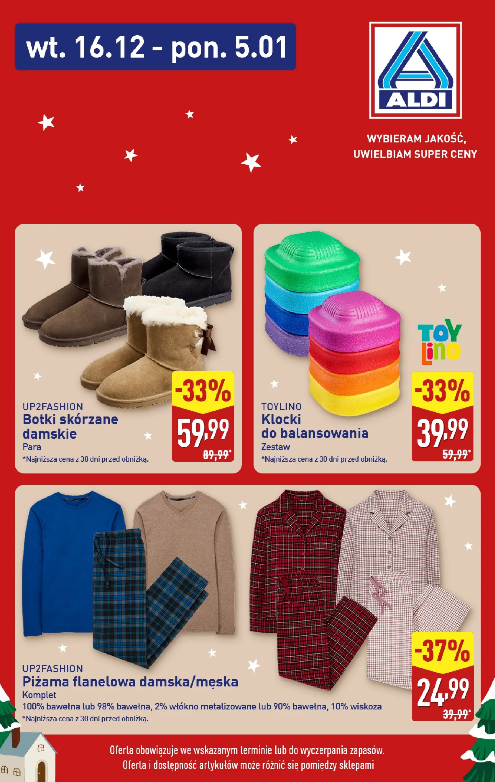 Aldi gazetka od 16.12.2025 | Boże Narodzenie 🎄🎁 | Strona: 3 | Produkty: Piżama