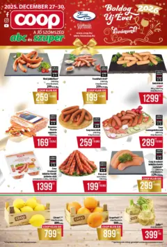 Ajánlatok - Coop újság érvényessége 2025.12.29-ig - amely érvényes a következő dátumtól: 24.12.2025