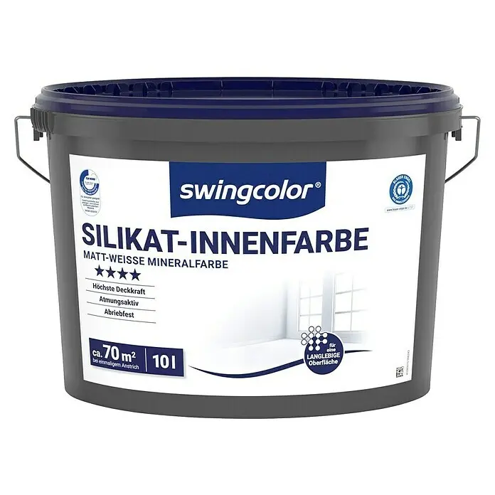 swingcolor Wandfarbe Silikat-Innenfarbe